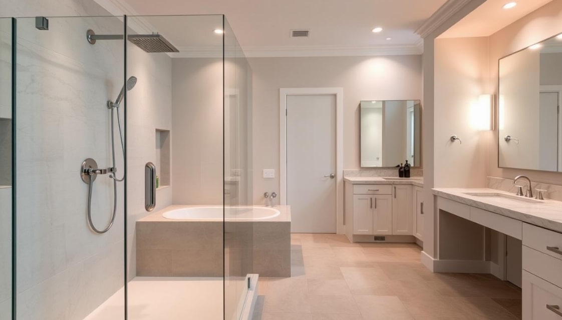 Tub-to-Shower Conversion